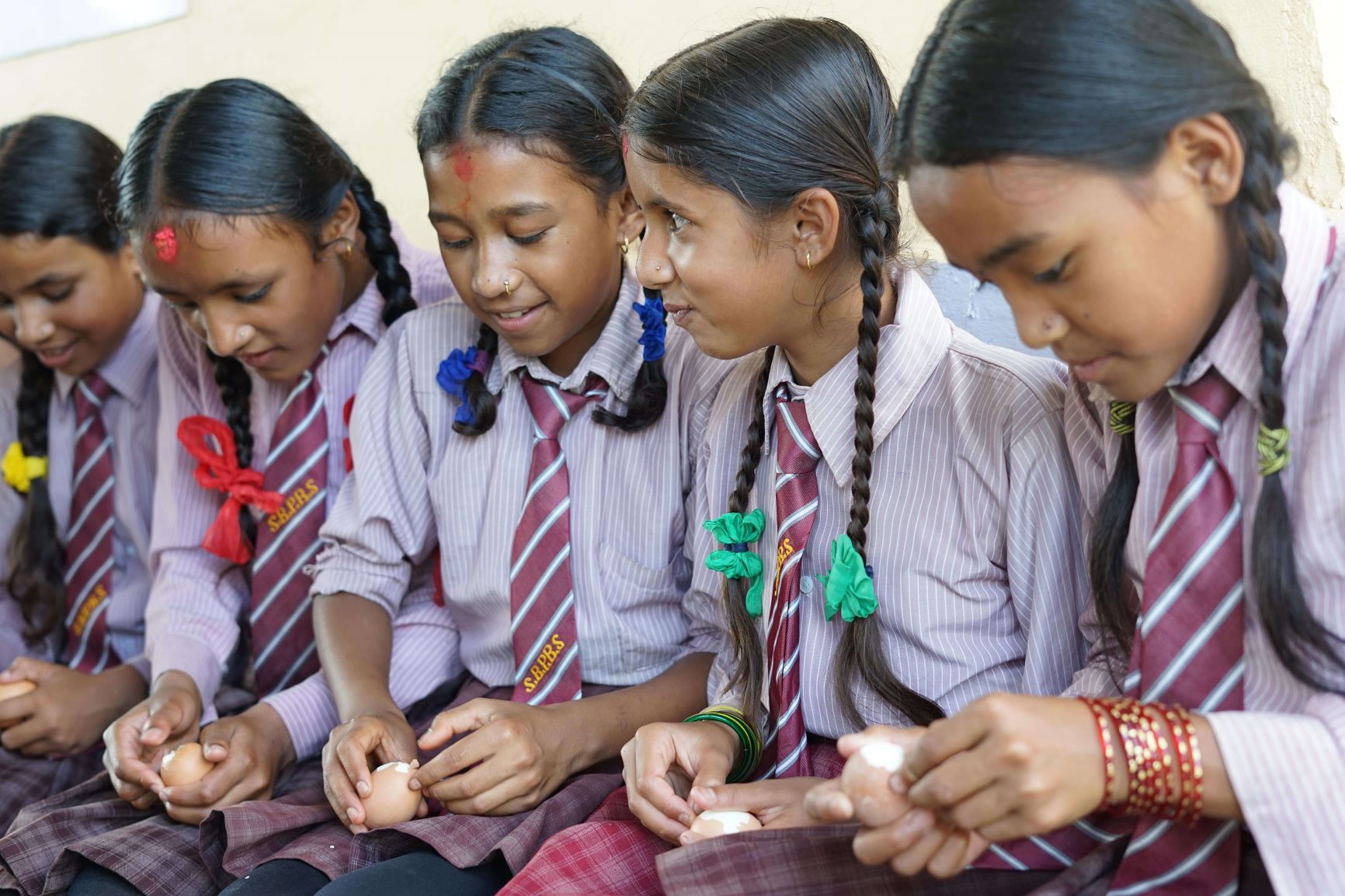 Schoolgirls - OneEgg Nepal
