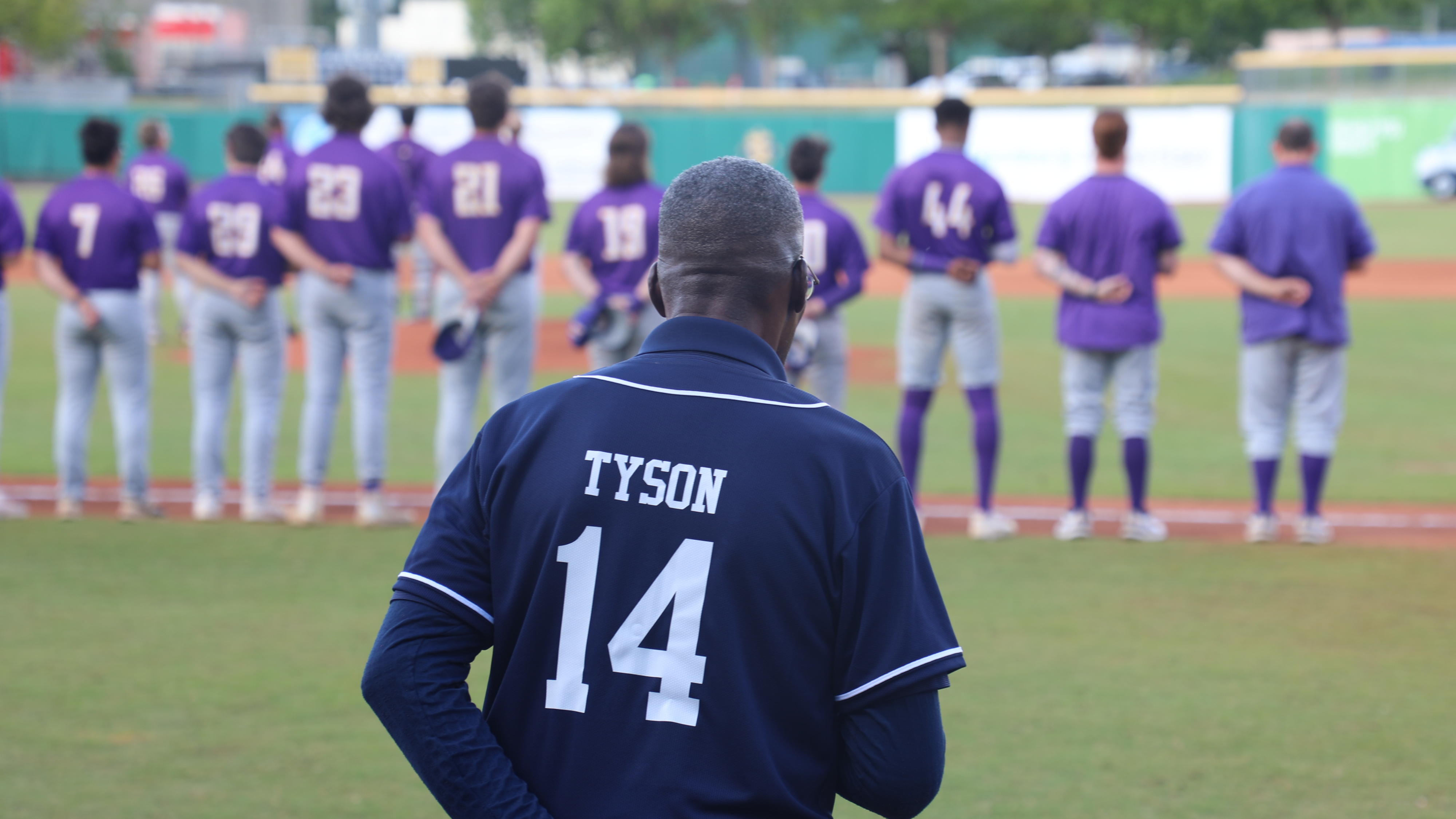 This is a photo of a player with Tyson labeled on the back of a jersey.
