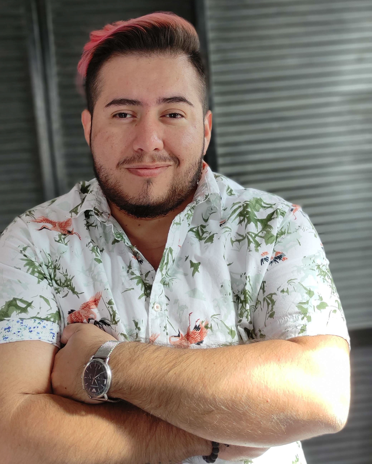 This is a photo of a team member named Zayd.
