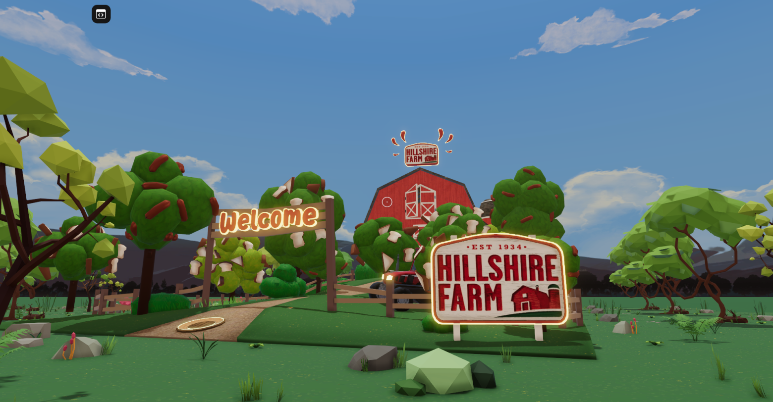This is a photo of the Iconic Red Barn from Hillshire Farm.