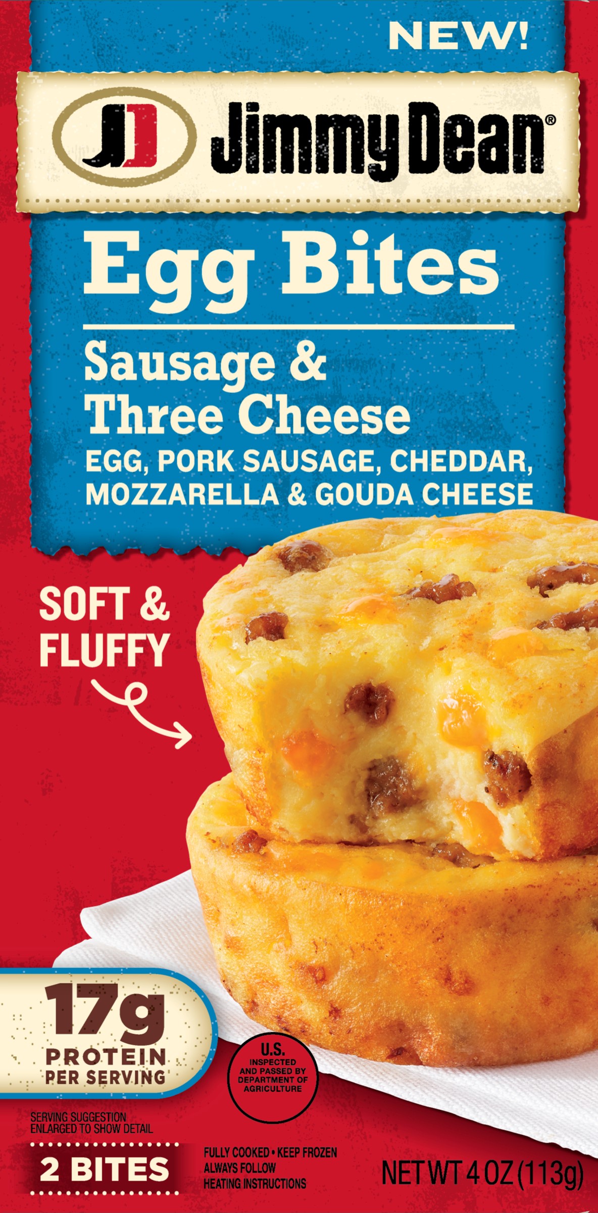 Image of Jimmy Dean Egg Bites Sausage and Three Cheese