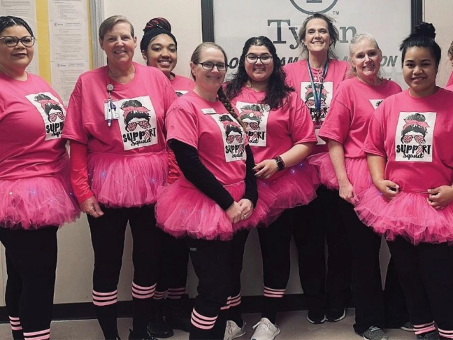 Mammogram Angie This is a group photo of team members.