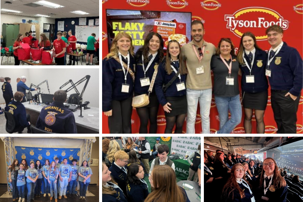 Tyson Foods team with FFA partners