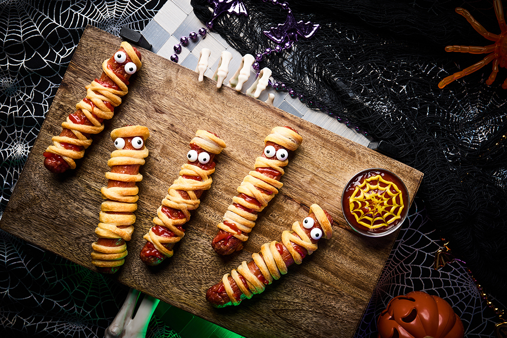 Ball Park Hot Dog Mummies