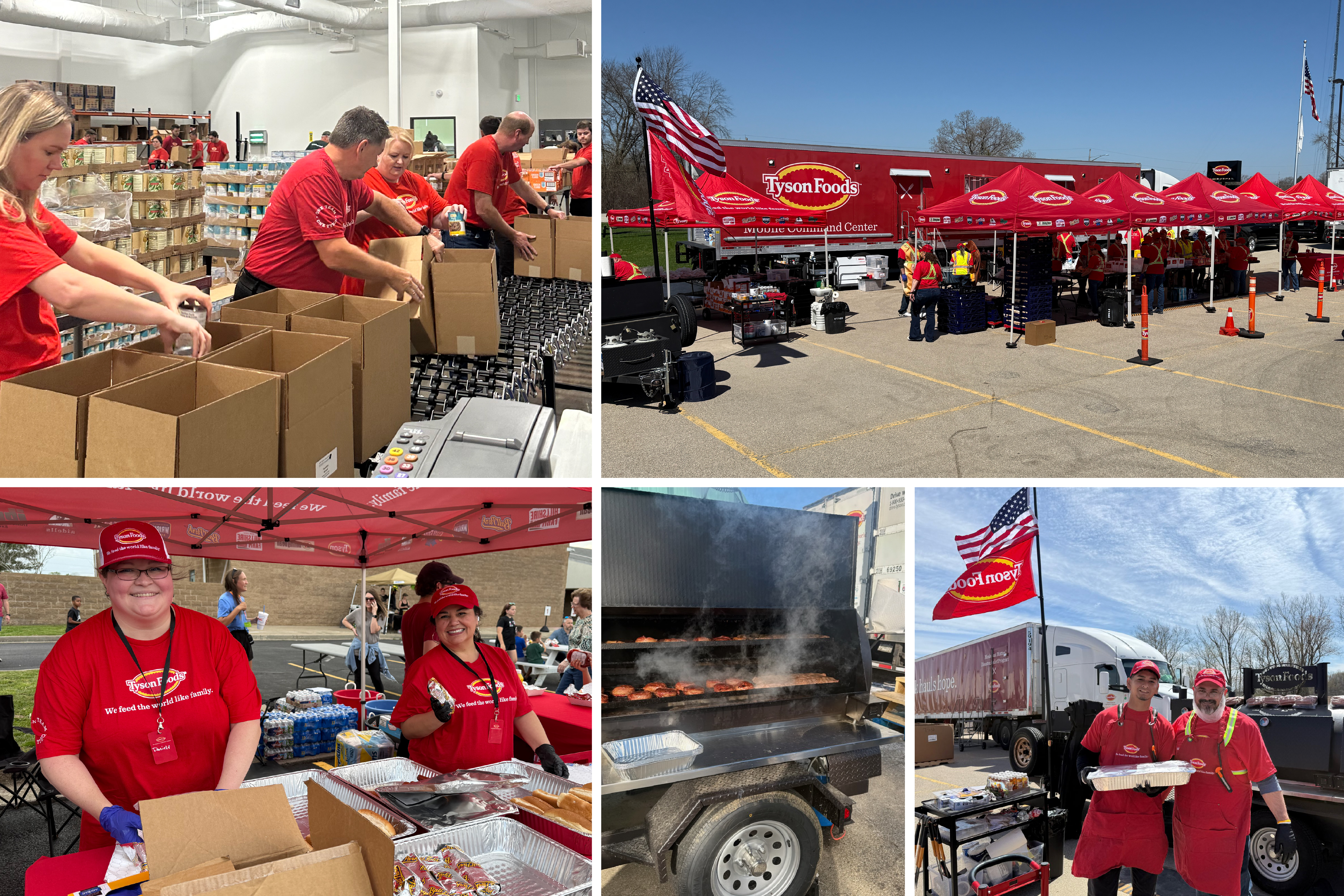 Hunger Action Month photos of community giving