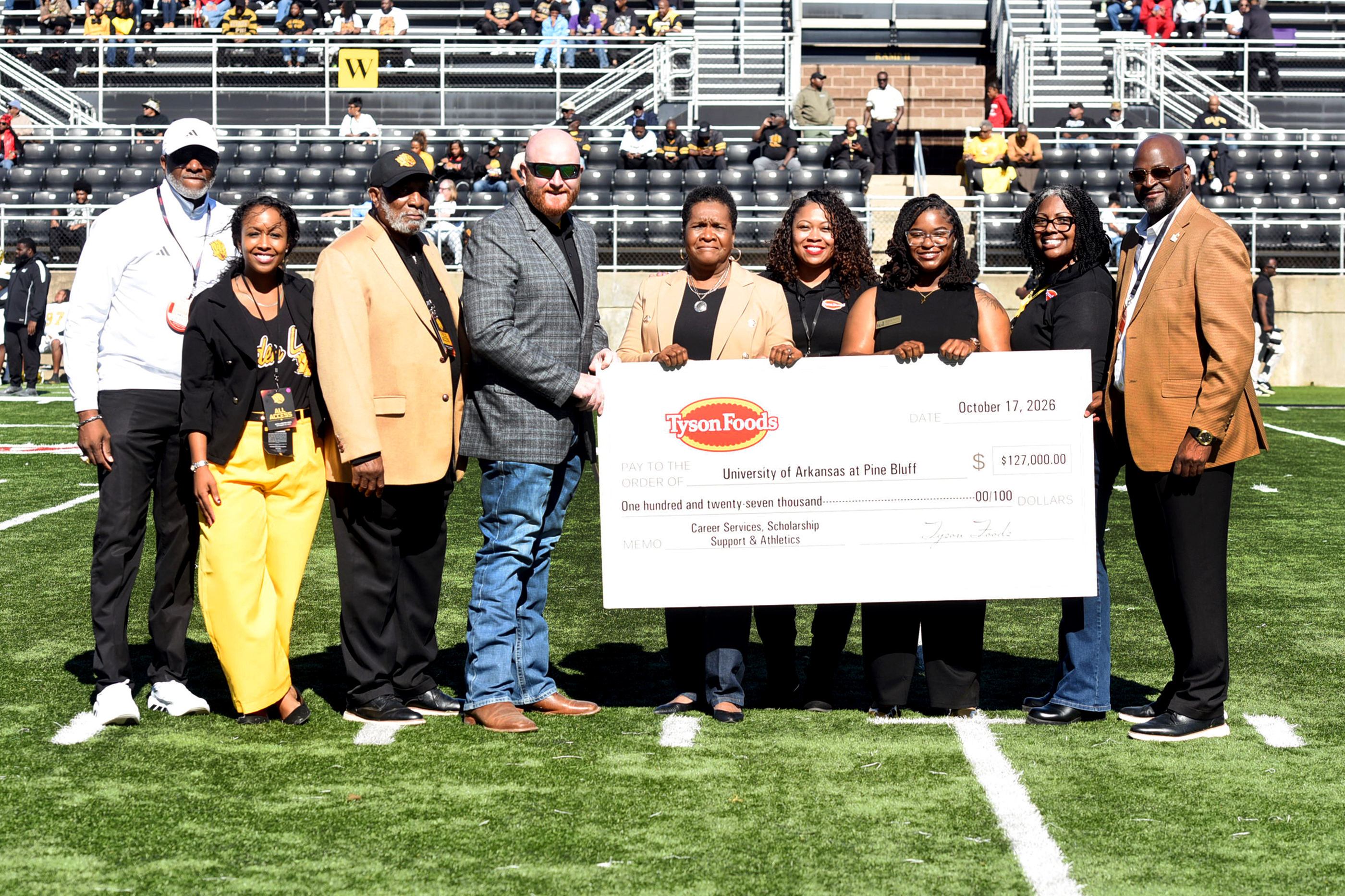UAPB Donation Check