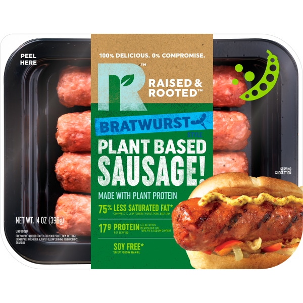 This is a photo of a package of plant based sausage.