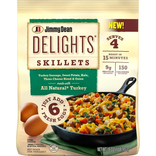 This is an image of Jimmy Dean turkey skillets.
