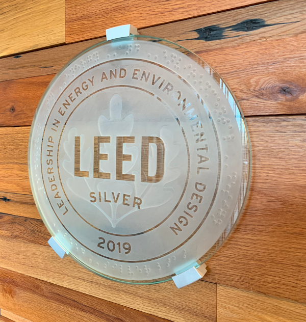 LEED Silver Plaque