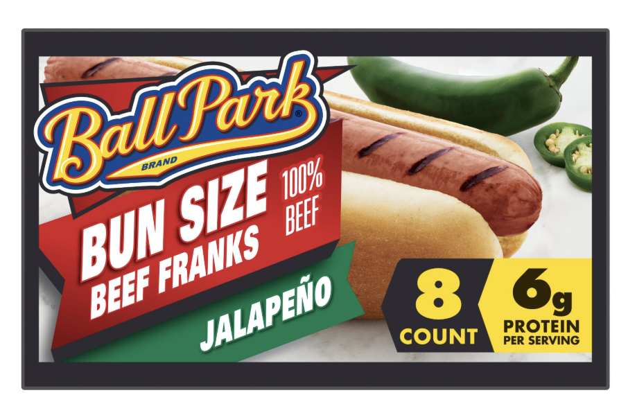Ball Park spicy hot dog
