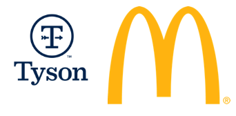 Tyson Foods and McDonalds