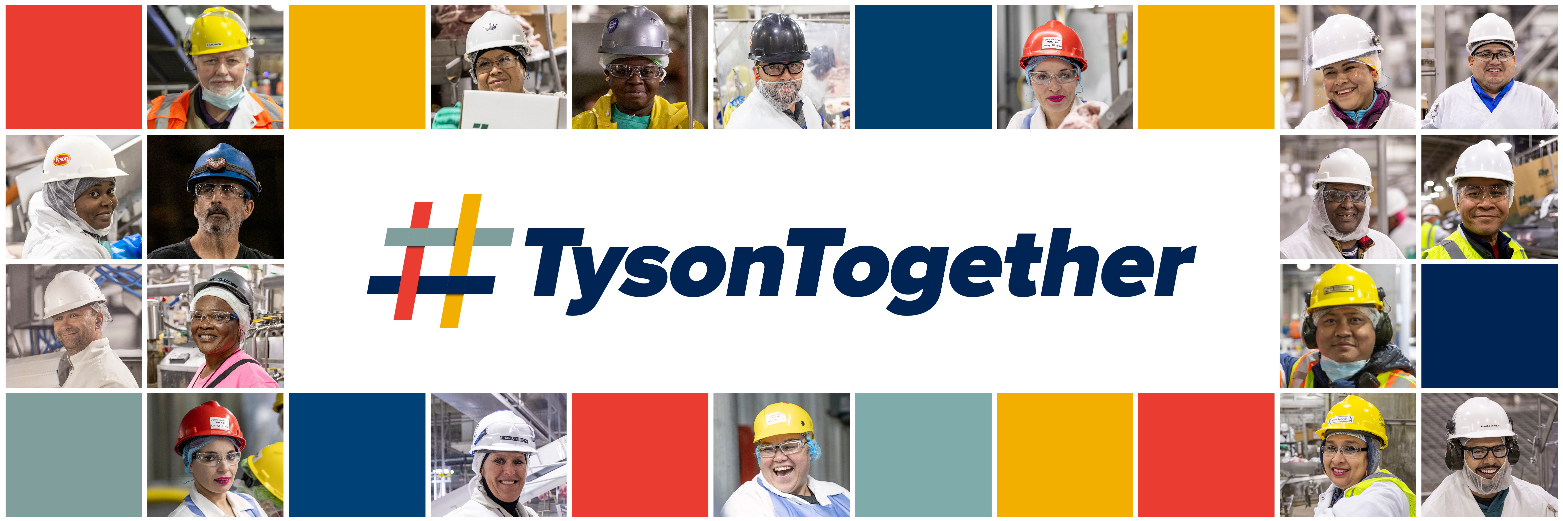 This is a graphic of Tyson Foods team members.